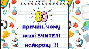 Пивітання до Дня Вчителя