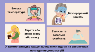 Пам'ятка для батьків про симптоми захворювання грипом