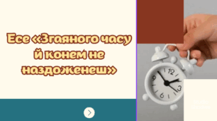 Урок української мови у 8 класі НУШ за програмою О.Заболотного на тему "Есе "Згаяного часу не вернеш"