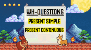 WH-questions: Present Simple and Present Continuous.
