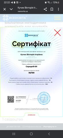  "Рівень цифрової грамотності"