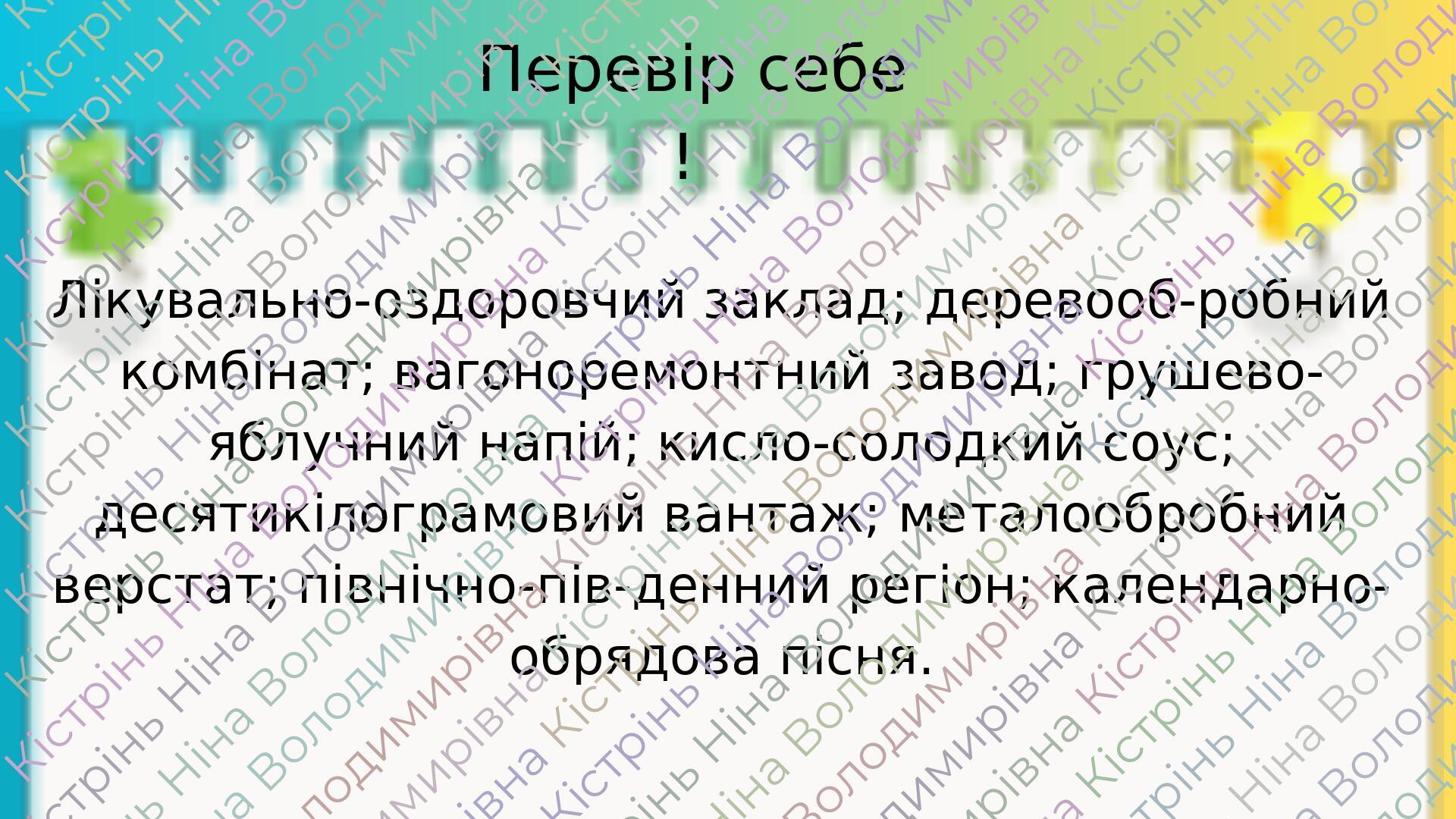 Правопис складних слів разом і з дефісом. Зміни приголосних під час ...