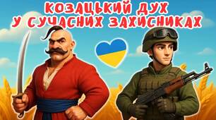 День захисників і захисниць України. День козацтва. Презентація + конспект + постер + розтяжка + мегарозмальовка + листи захисникам з конвертами і робочі картки
