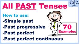 All Past Times (Past Simple, Past Continuous, Past Perfect, and Past Perfect Continuous)