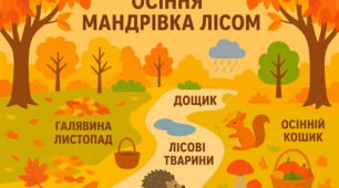 Осіння мандрівка лісом – середня група