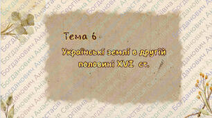 Українські землі в другій половині XVI ст.