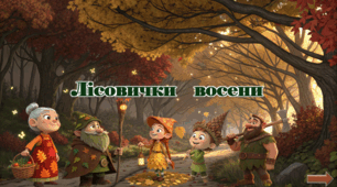 Презентація з курсу Швидкочитання на тему "Лісовички восени"