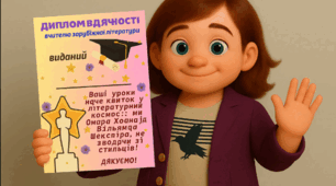 Твій "Диплом Вдячності" Вчителю