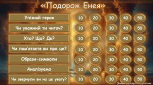 Інтерактивна гра за поемою Вергілія "Енеїда"