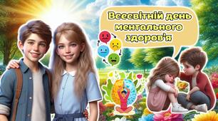 10 жовтня - Всесвітній день ментального здоров'я. Анімована інформаційно-ігрова презентація. Психічне здоров'я