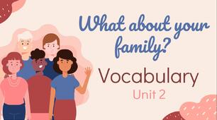 Презентація "What about your family? Vocabulary search." за підручником Карп'юк О. "Kids Online" 5 клас (НУШ)